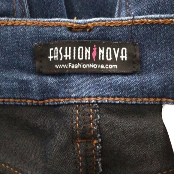 HIGH Waisted Jeans Moto Knees Design Size 9 - Picture 8 of 11